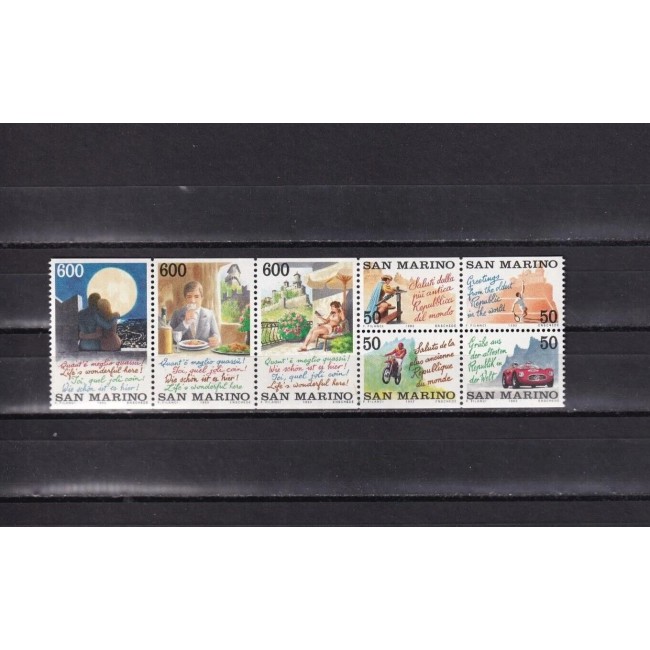 San Marino 1992 - Turism, serie neuzata