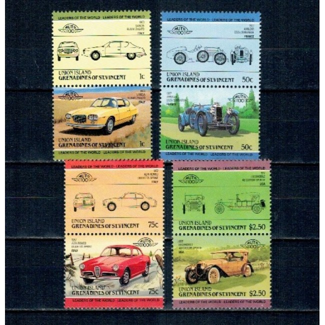 Union Island 1985 - Mașini de epoca, serie neuzata