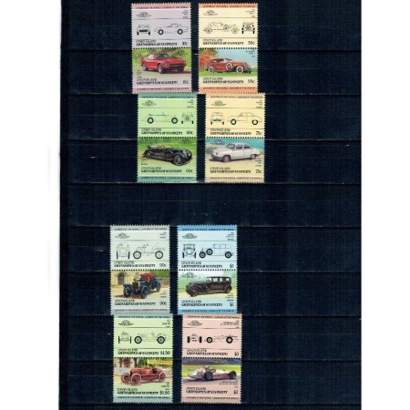 Union Island 1985 - Mașini de epoca, serie neuzata