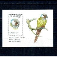 St. Vincent 1995 - Papagali, păsări, colita neuzata