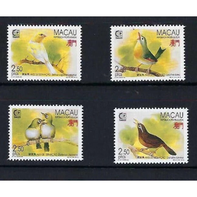 Macau 1995 - Păsări, serie neuzata
