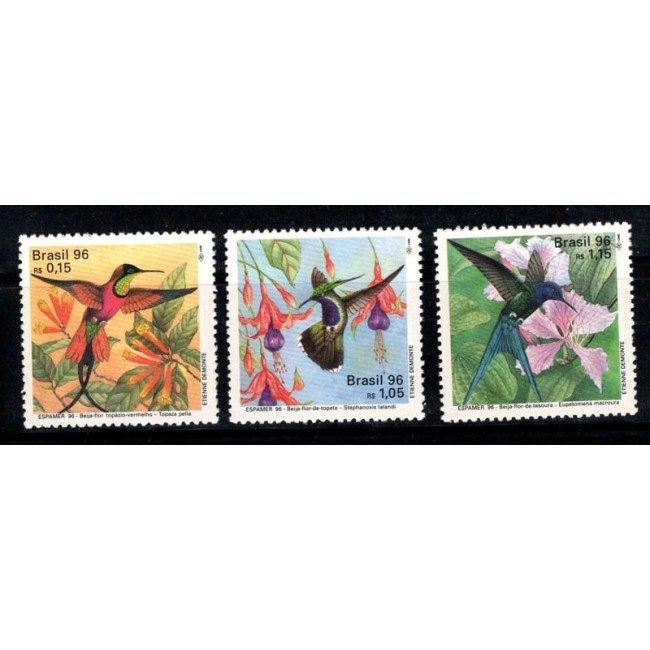 Brazilia 1996 - Păsări, serie neuzata