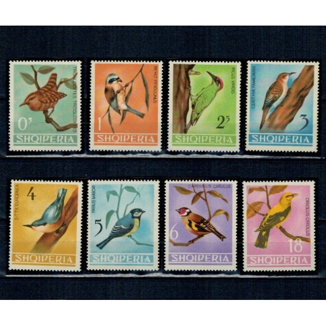 Albania 1964 - Păsări, serie neuzata
