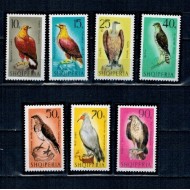 Albania 1966 - Păsări de prada, serie neuzata