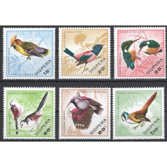 Albania 1968 - Păsări, serie neuzata