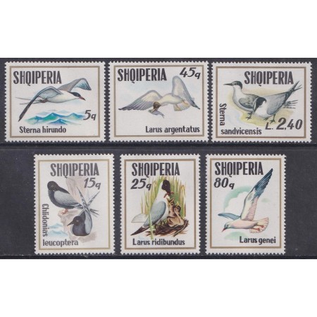 Albania 1973 - Păsări de mare, serie neuzata