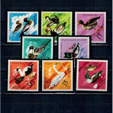 Albania 1975 - Păsări de apa, serie neuzata