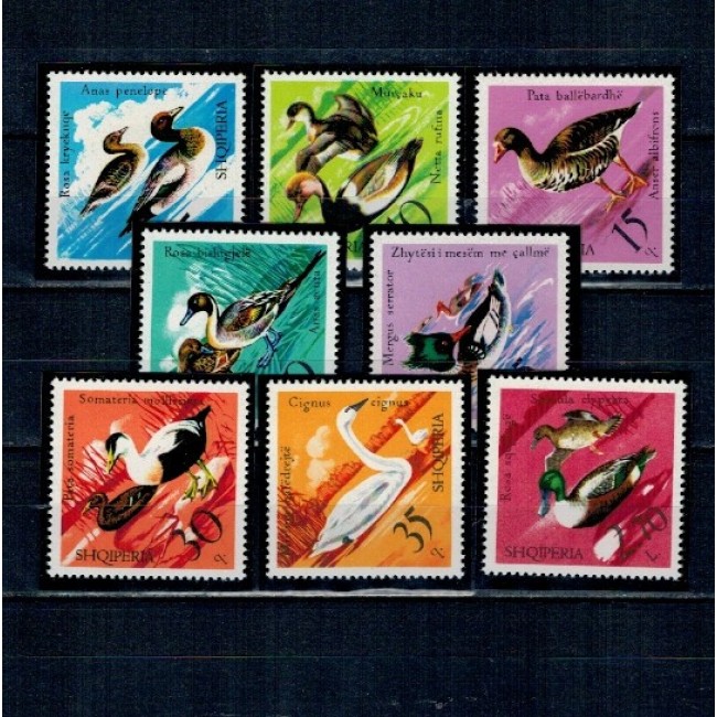 Albania 1975 - Păsări de apa, serie neuzata