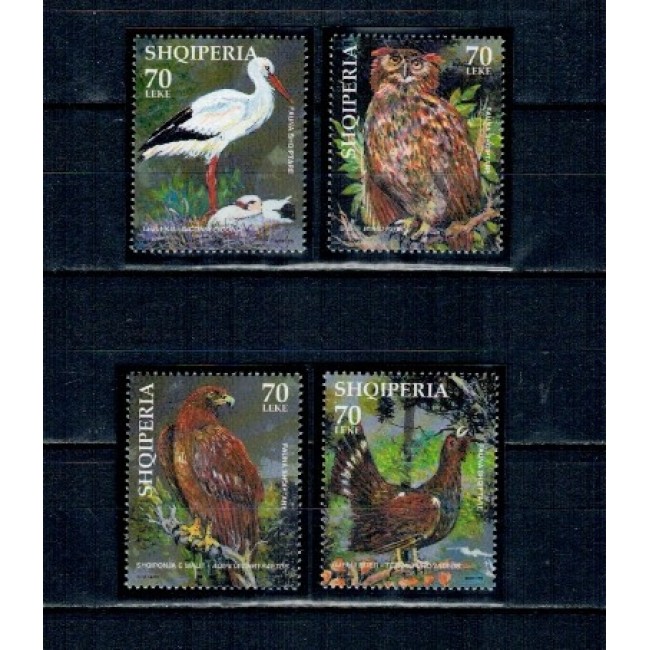 Albania 2003 - Păsări, serie neuzata