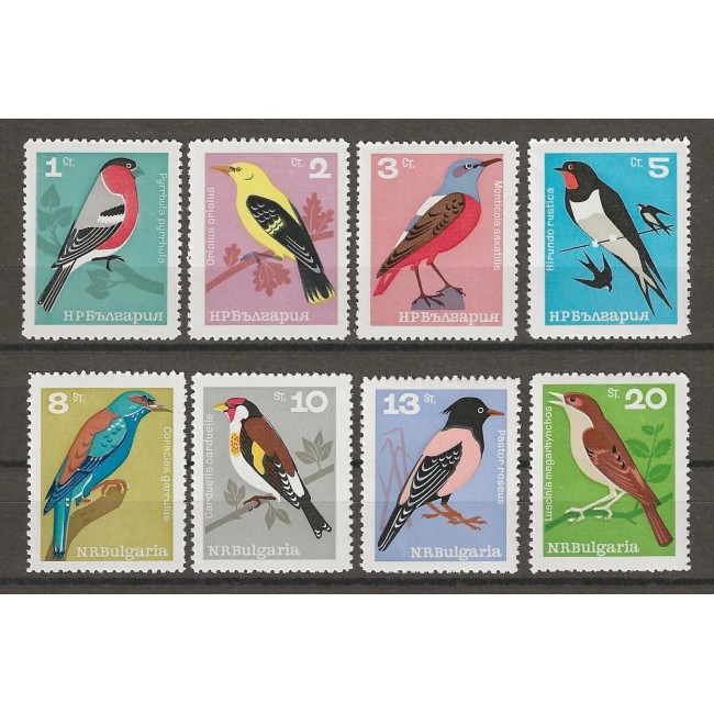 Bulgaria 1965 - Păsări, serie neuzata