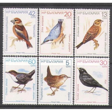 Bulgaria 1987 - Păsări, serie neuzata
