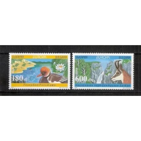 Bulgaria 1999 - Conservarea naturii, animale, Europa, serie neuzata