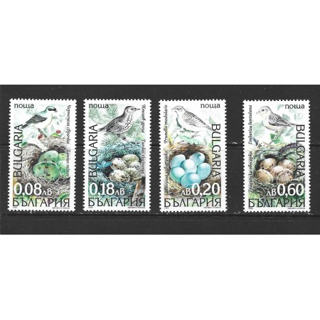 Bulgaria 1999 - Păsări, cuiburi, serie neuzata