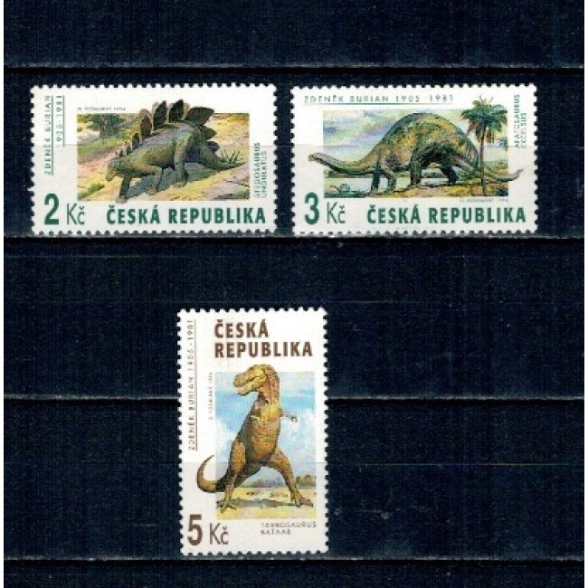 Cehia 1994 - Animale preistorice, serie neuzata