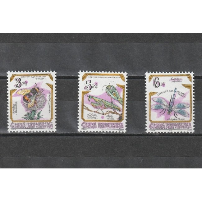 Cehia 1995 - Insecte, serie neuzata