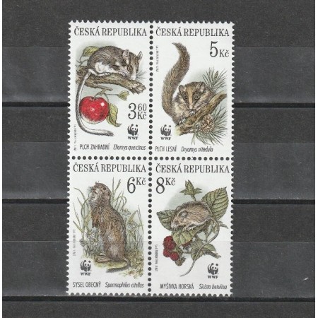 Cehia 1996 - Fauna WWF, serie neuzata