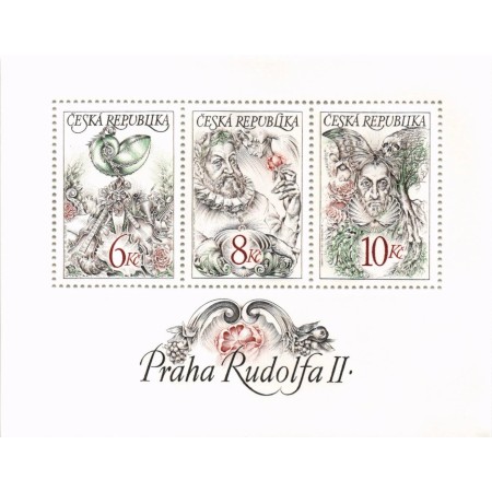 Cehia 1997 - Împăratul Rudolf II, personalități, bloc neuzat