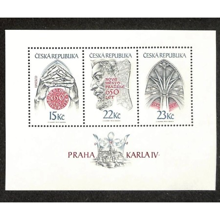 Cehoslovacia 1998 - Praga in timpul Împăratului Karl IV, colita neuzata