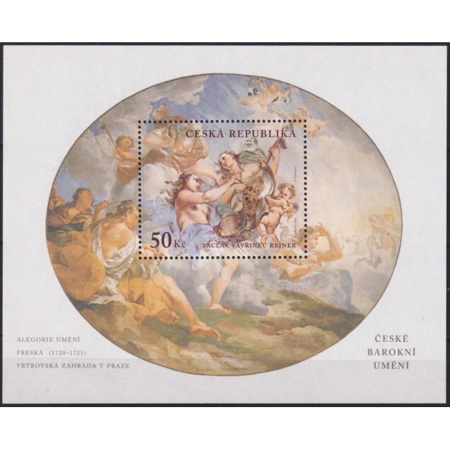 Cehia 2001 - Arta baroc, bloc neuzat