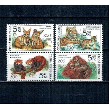 Cehia 2001 - Animale, zoo, serie neuzata