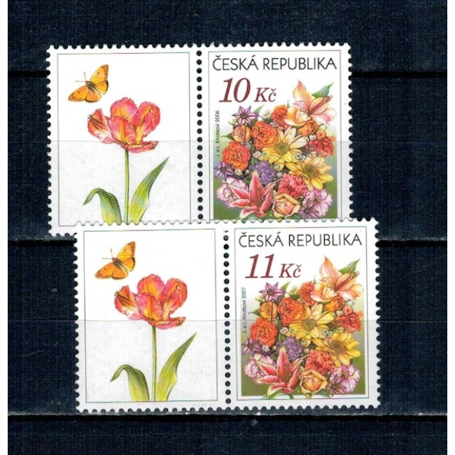 Cehia 2006 - Flori, Mi.No. 457I-II neuzate