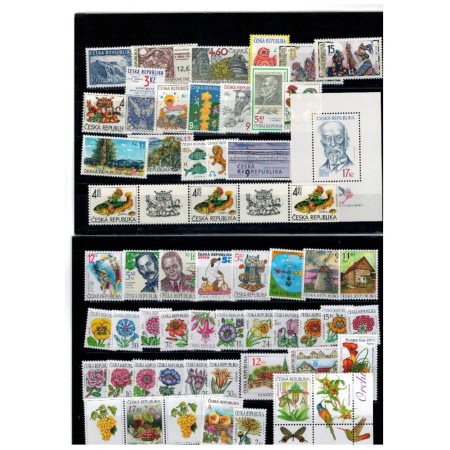 Cehia 1998-2012 - Lot timbre neuzate, multe cu flori