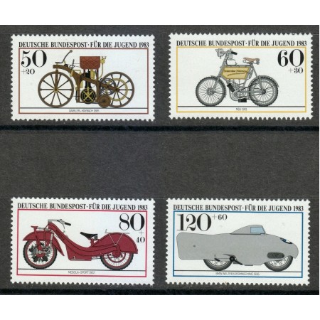 Bundes 1983 - Motociclete, serie neuzata