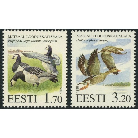 Estonia 1995 - Păsări, serie neuzata