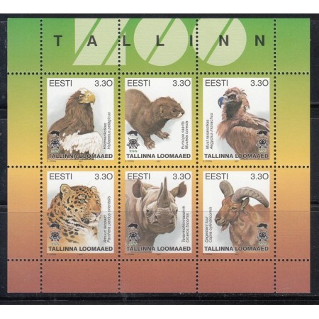 Estonia 1997 - Fauna, animale, Zoo Tallin, bloc neuzat