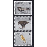 Letonia 1997 - Păsări, serie neuzata