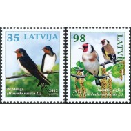 Letonia 2012 - Păsări, serie neuzata