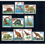 Polonia 1965 - Animale preistorice, serie neuzata