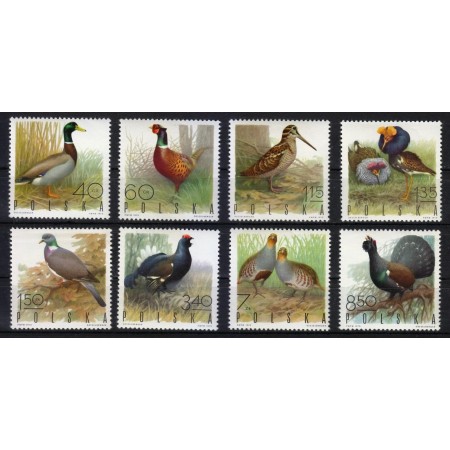 Poland 1970 - Păsări, vânătoarea, serie neuzata