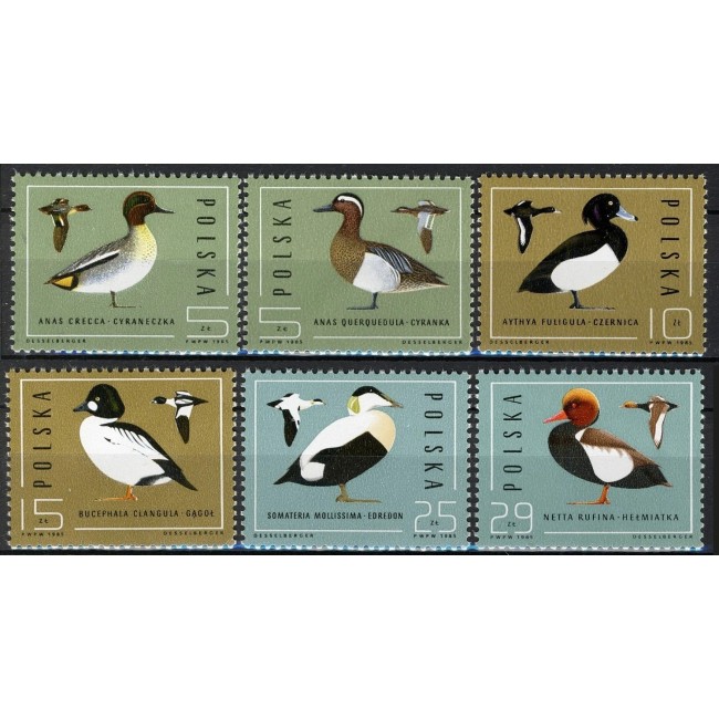 Polonia 1985 - Păsări, rate, serie neuzata