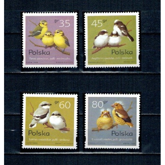 Polonia 1995 - Păsări, serie neuzata