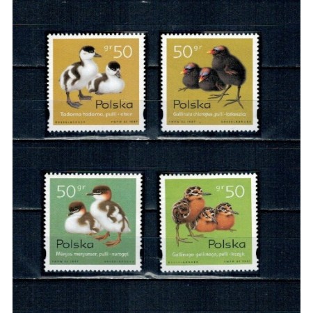 Polonia 1997 - Fauna, păsări, serie neuzata