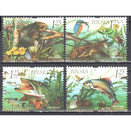 Polonia 2004 - Flora si fauna, serie neuzata