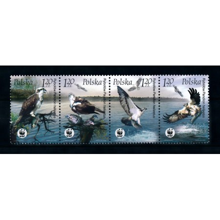 Polonia 2003 - Păsări, fauna WWF, serie neuzata