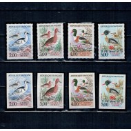 Franta 1993 - Păsări, rate, serie dantelata si nedantelata neuzata