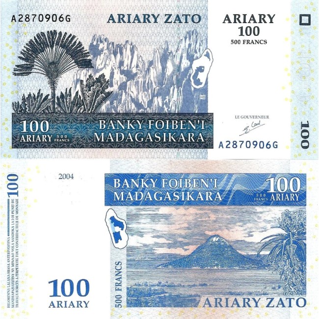 Madagascar 2004 - 100 ariary UNC