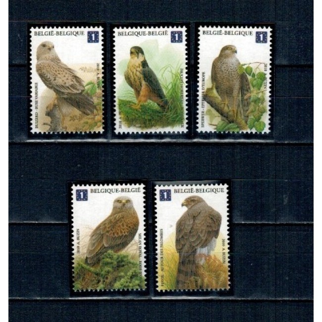 Belgia 2010 - Păsări de prada, serie neuzata