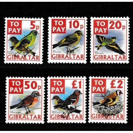 Gibraltar 2002 - Păsări, porto, serie neuzata