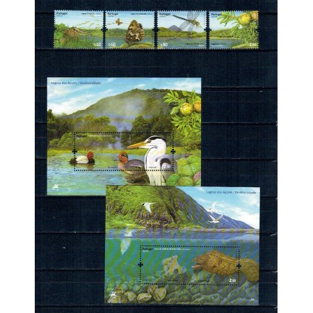 Portugal Azores 2009 - Fauna-flora din lagune, animale, serie si colite neuzate