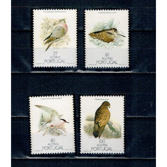 Portugal Azores 1988 - Păsări, serie neuzata
