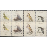 Portugal Madeira 1987 - Păsări, serie neuzata, ambele tipuri