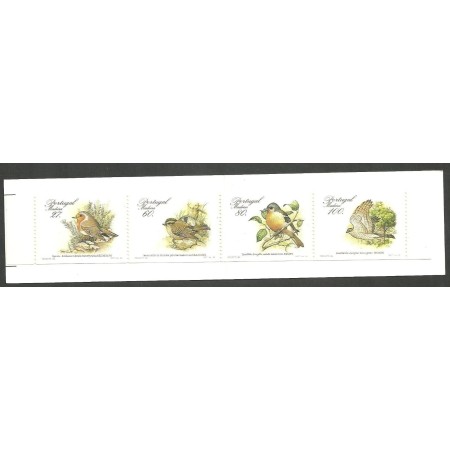Portugal Madeira 1988 - Păsări, serie neuzata, in carnet