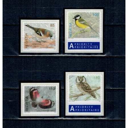Elvetia 2007 - Păsări, serie timbre autoadezive neuzate