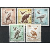 Turcia 1967 - Păsări de prada, serie neuzata