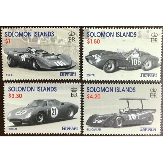 Insulele Solomon 1997 - Mașini Ferrari, serie neuzata