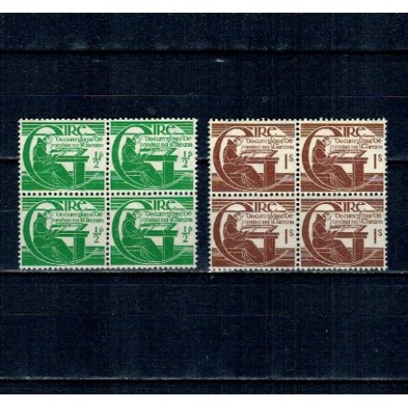 Irlanda 1944 - Fratele Michael O'Clery, istorie, religie, serie blocuri de 4 neuzate